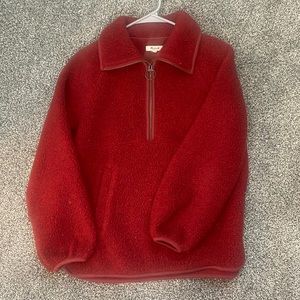 Madewell Polartec® Fleece Half-Zip Jacket size XSmall